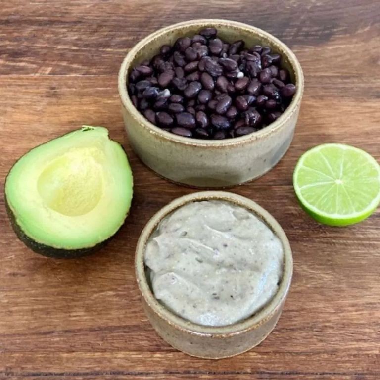 Black Bean and Avocado Protein Puree