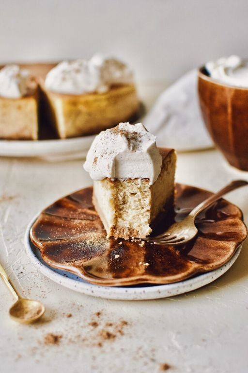 Chai Spiced Cheesecake with Honey Drizzle