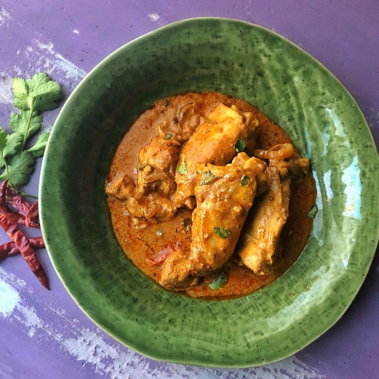 Chicken Vindaloo with Coconut Milk