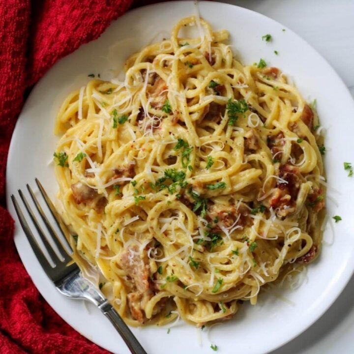 Gluten Free Pasta Carbonara
