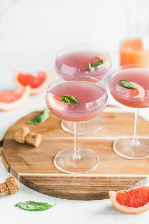 Grapefruit Rose Vodka Fizz