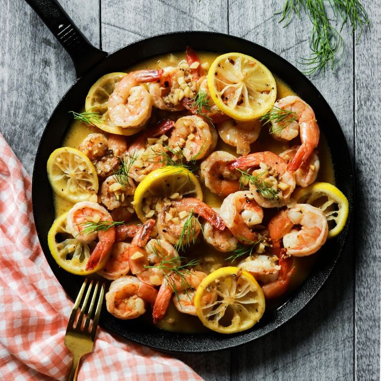 Instant Pot Gluten-Free Lemon Garlic Shrimp