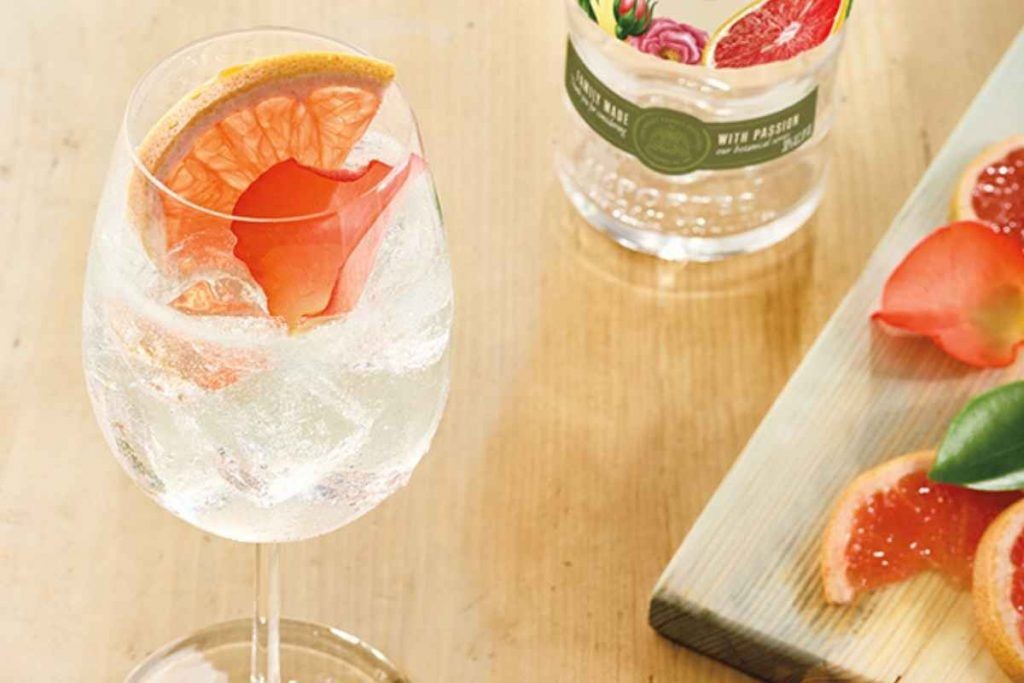 Ketel One Grapefruit and Rose Spritz