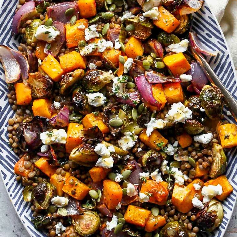 Lentil and Roasted Vegetable Salad