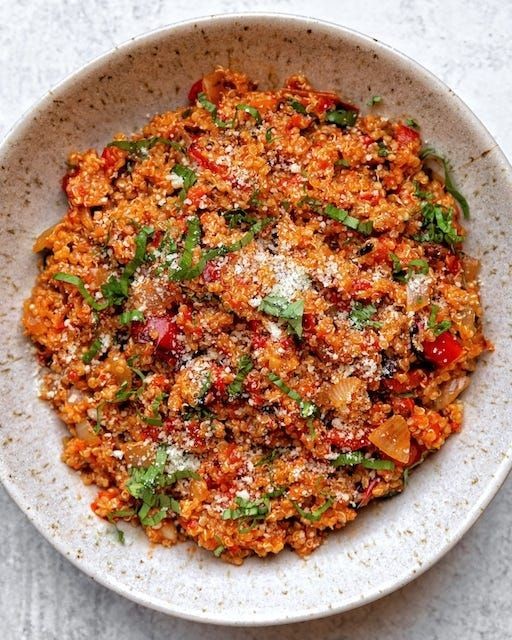 Quinoa Vindaloo with Roasted Peppers