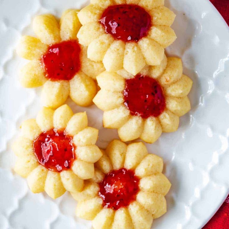 Raspberry Jam Thumbprint Spritz