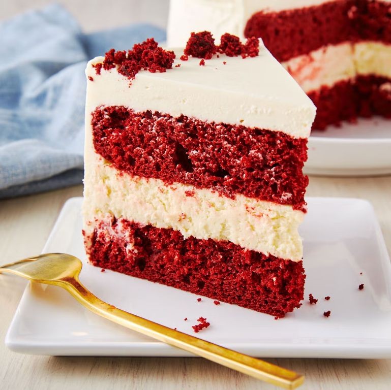 Red Velvet Cheesecake with Cream Cheese Frosting