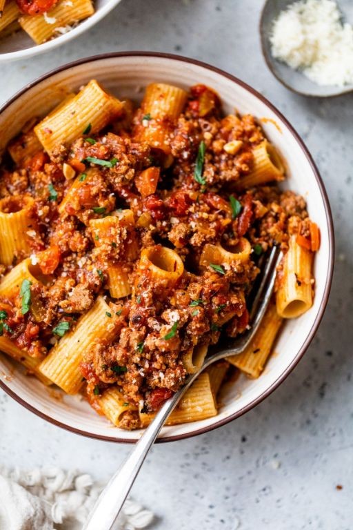 Rigatoni alla Bolognese