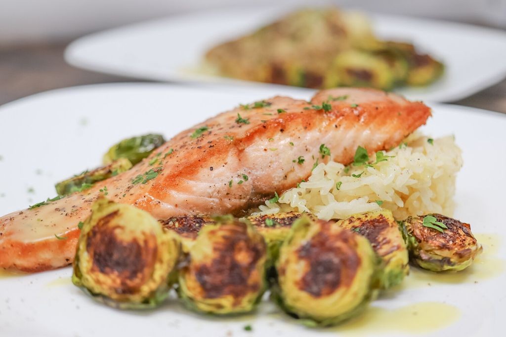 Salmon with Blood Orange Beurre Blanc
