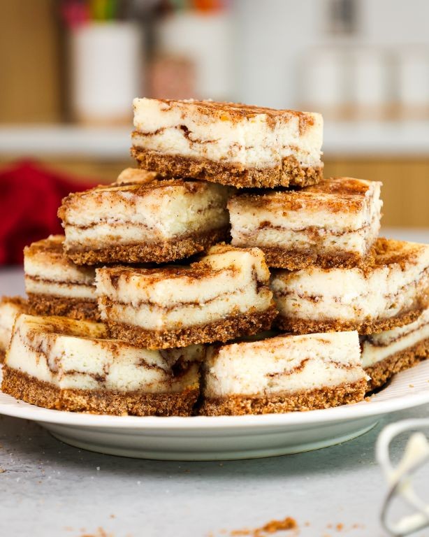 Snickerdoodle Cheesecake with Cinnamon Swirl