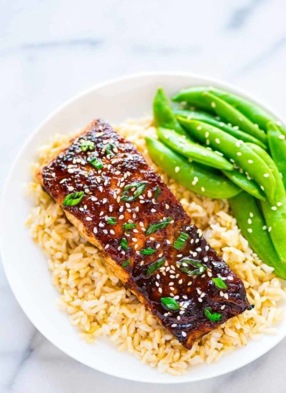 Soy Ginger Glazed Salmon