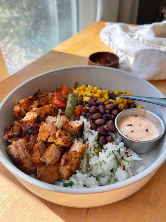 Spicy Chipotle Chicken Rice Bowl