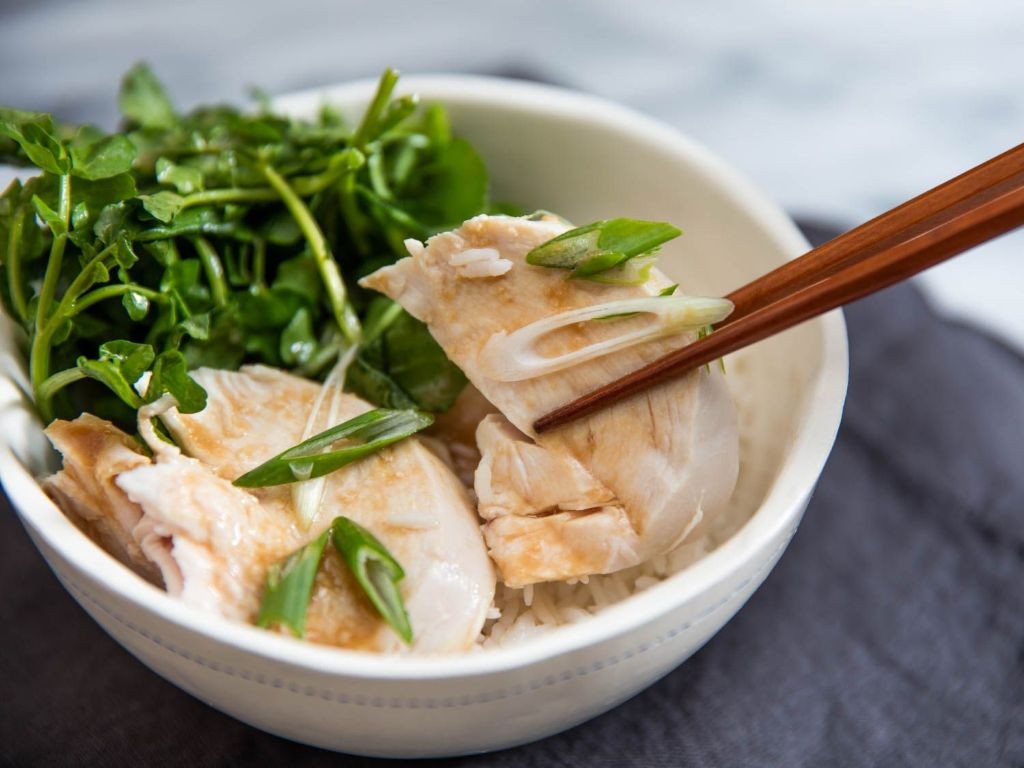 Tender Poached Chicken Breast