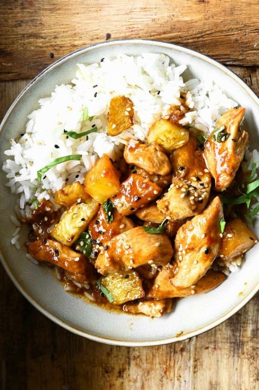 Teriyaki Pineapple Chicken Chunks