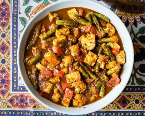 Tofu Vindaloo with Turmeric