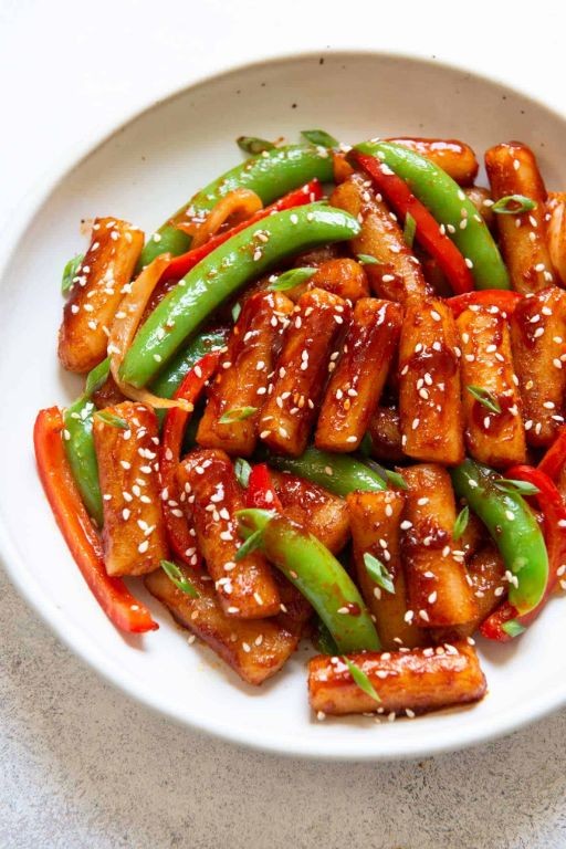 Tteokbokki Stir-Fry with Vegetables