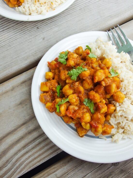 Vegetable Vindaloo with Chickpeas