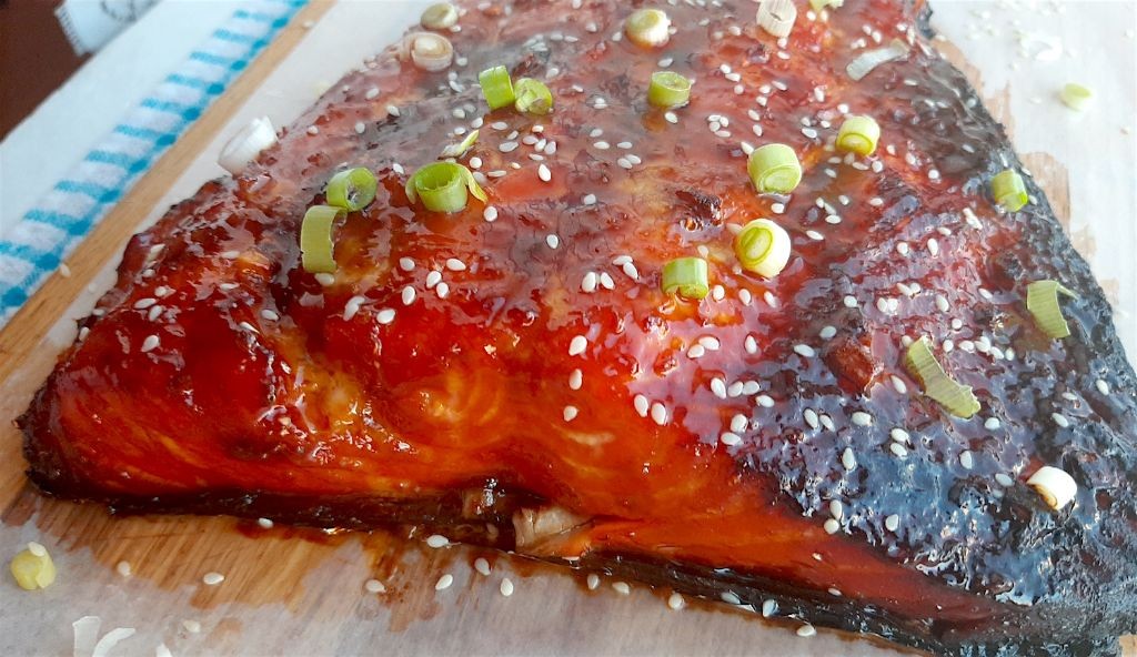Wasabi Honey Glazed Salmon