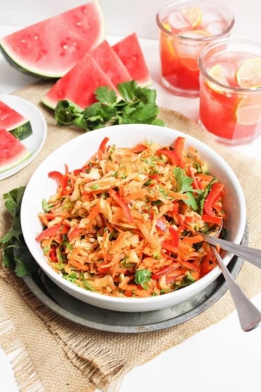 Watermelon Rind Slaw