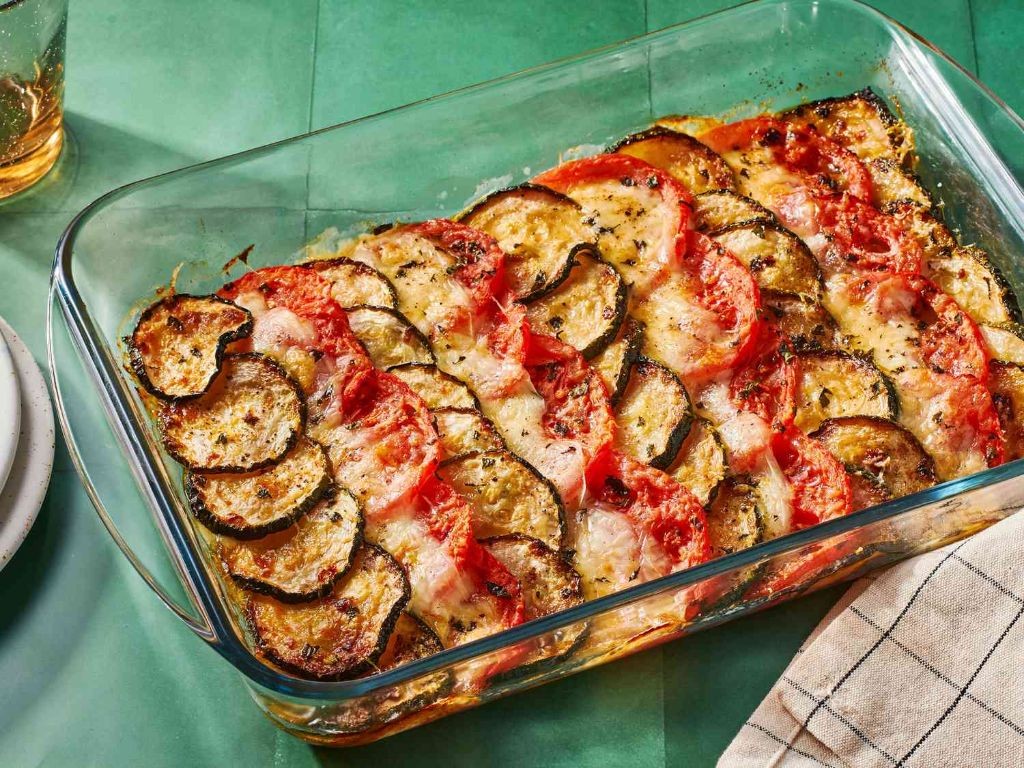 Zucchini and Tomato Gratin Bake