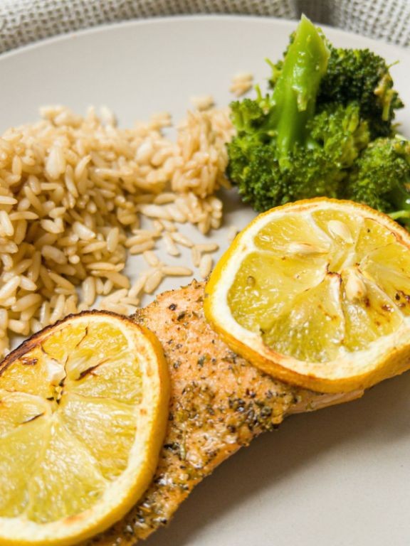 Air Fryer Lemon Garlic Trout