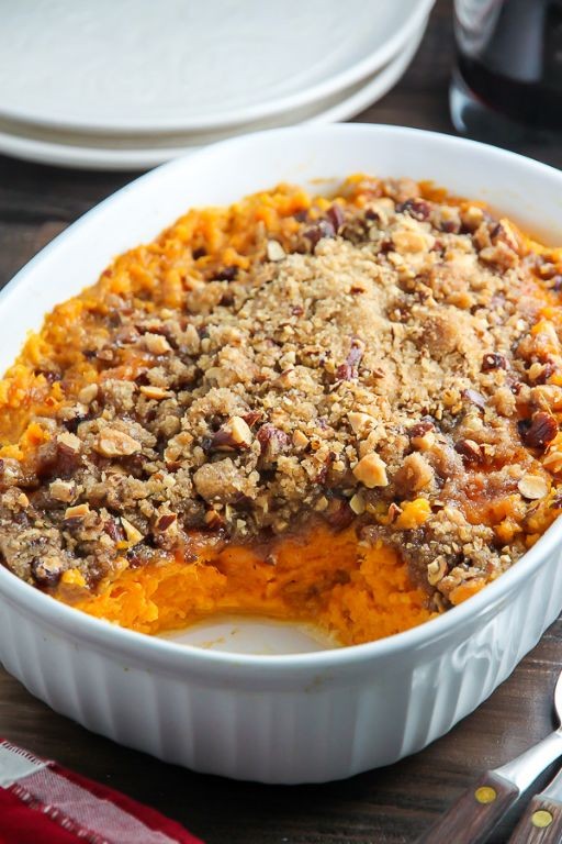 Almond Crunch Sweet Potato Souffle