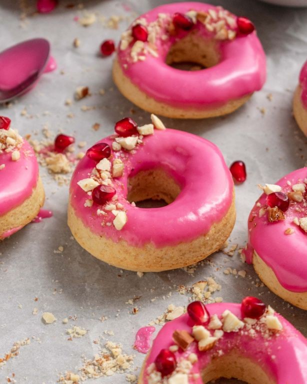 Almond Extract Glazed Donuts