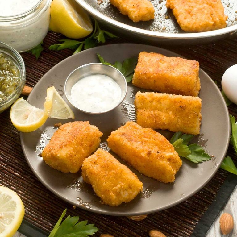 Almond Flour Breaded Fish Fillets