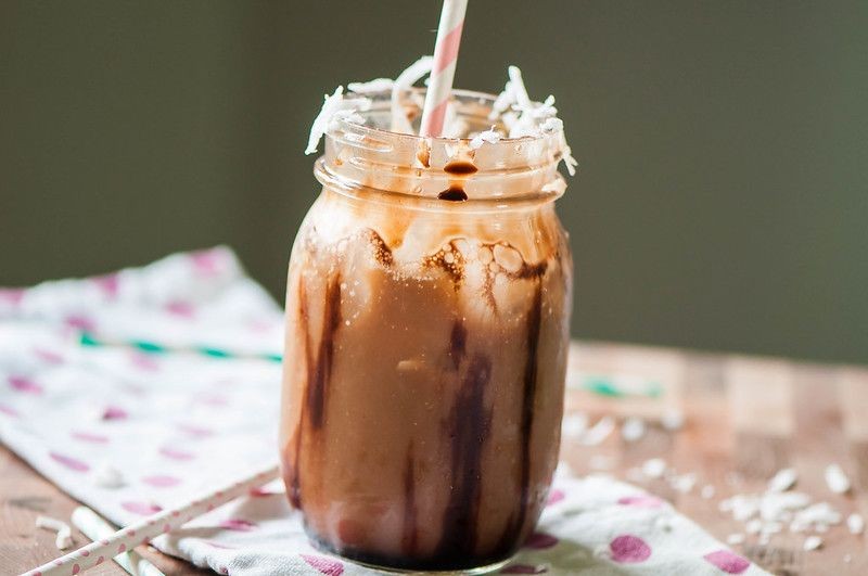 Almond Joy Iced Coffee Smoothie