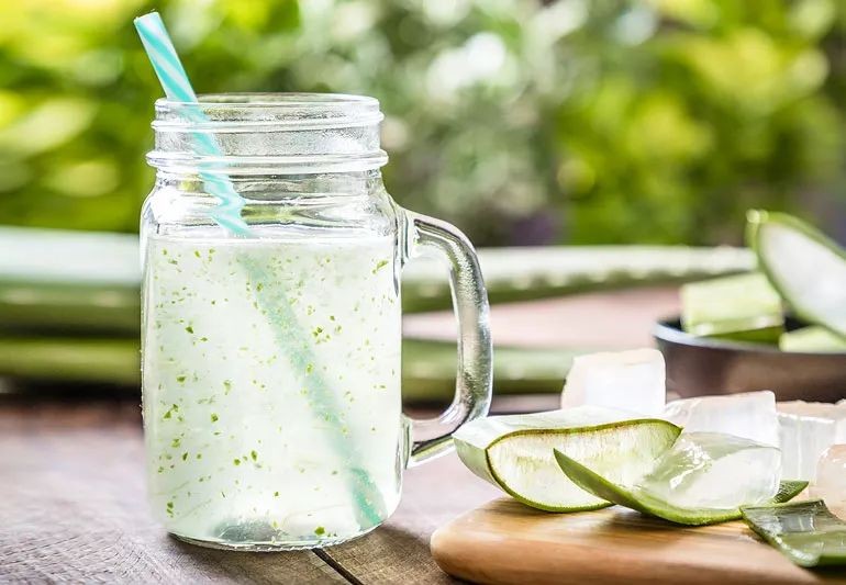 Aloe Vera and Cucumber Juice