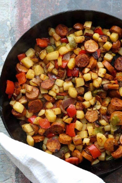 Andouille Sausage and Potato Hash