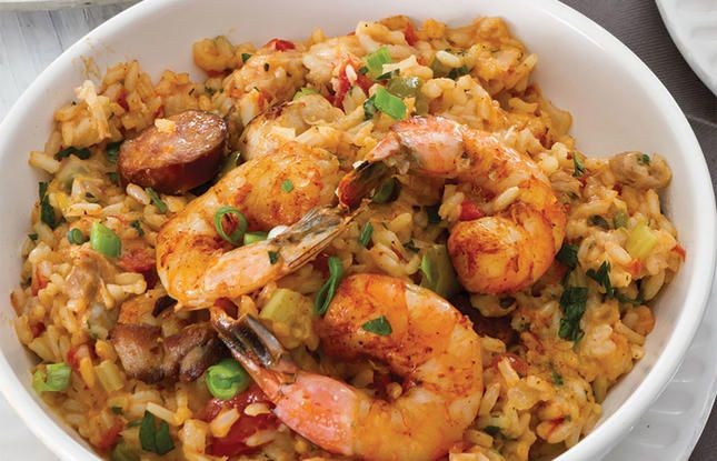 Andouille Sausage and Shrimp Jambalaya