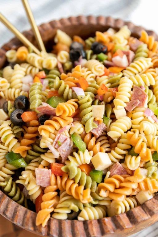 Antipasto Pasta Salad with Italian Dressing