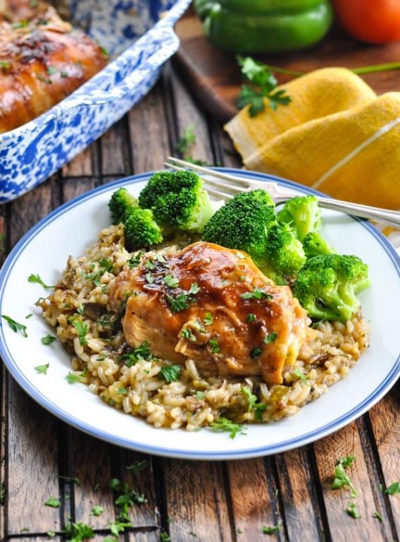 Apricot Chicken and Wild Rice Casserole