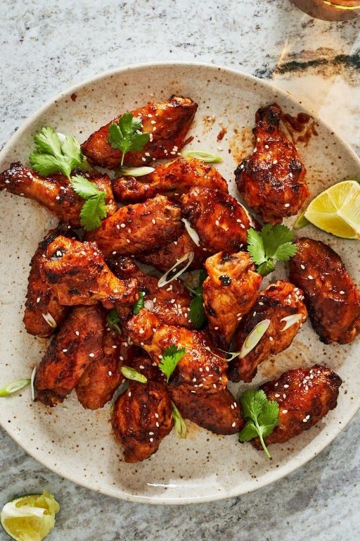 Apricot Glazed Chicken Wings