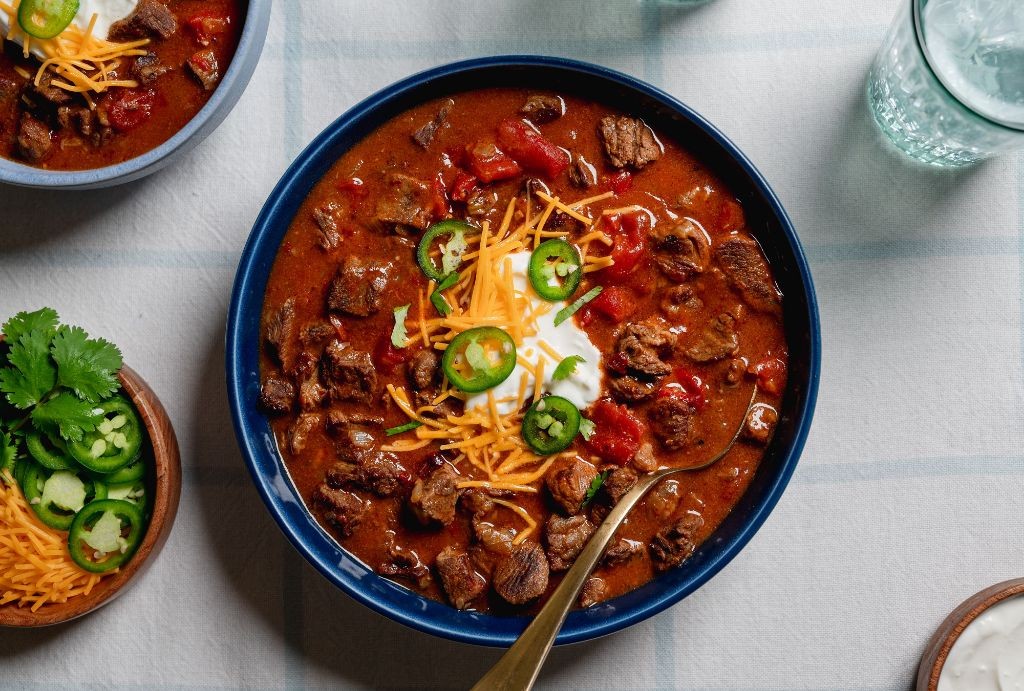 Arm Roast Chili with Black Beans