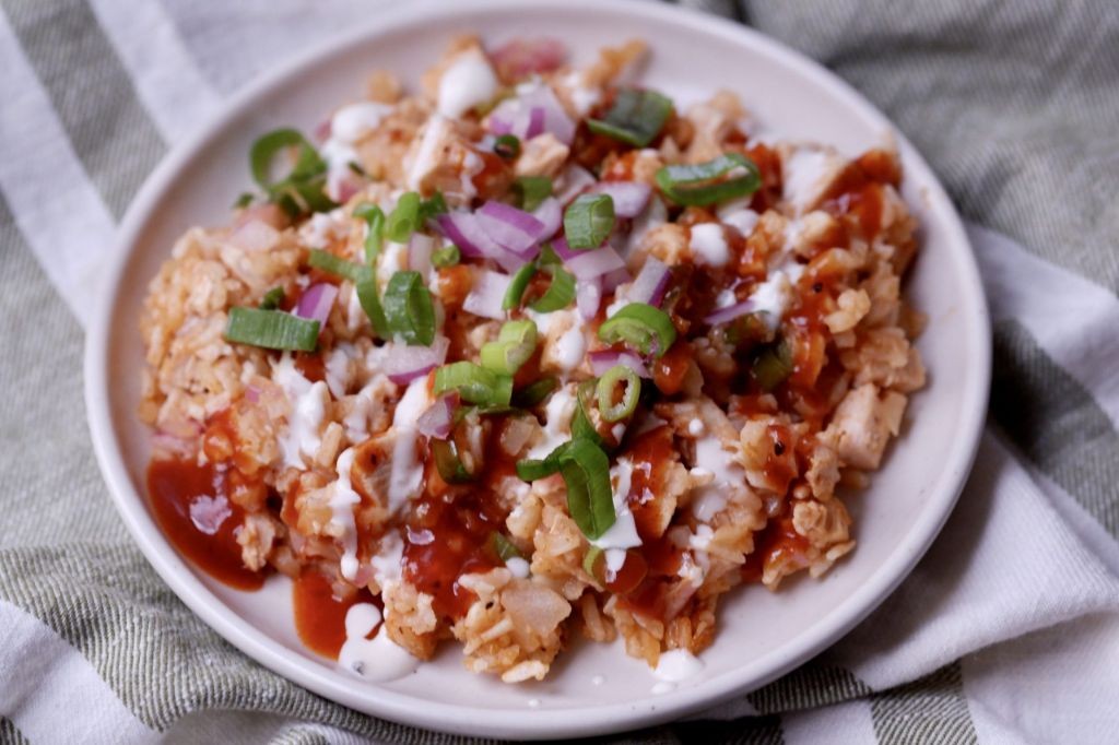 BBQ Chicken Minute Rice Bake