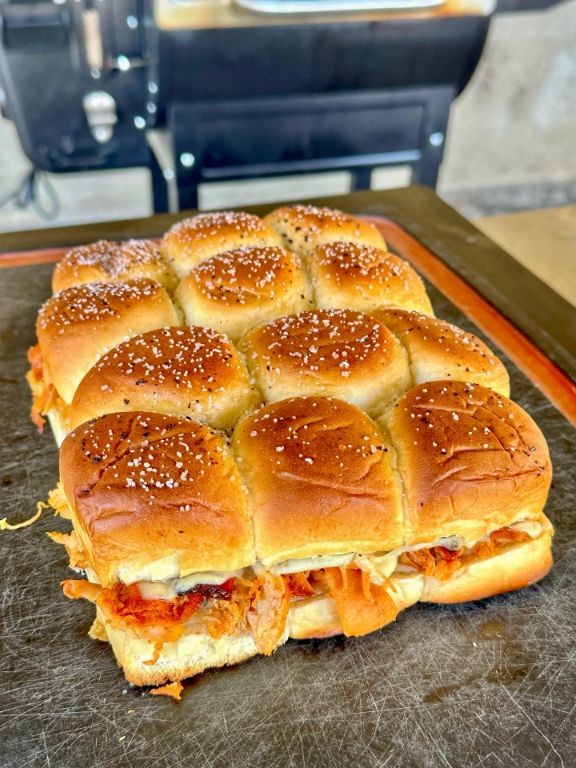 BBQ Chicken and Bacon Sliders