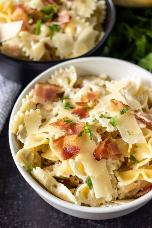 Bacon Ranch Chicken Bow Tie Pasta