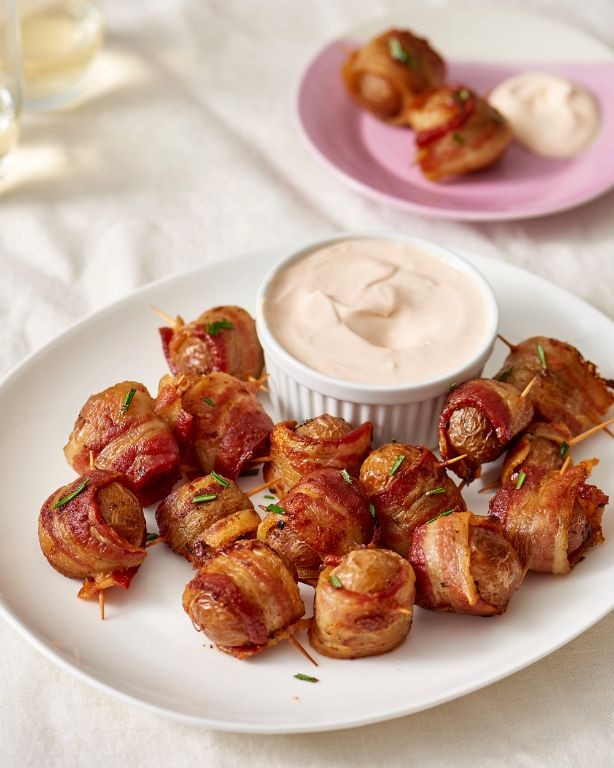 Bacon-Wrapped Potato Bites