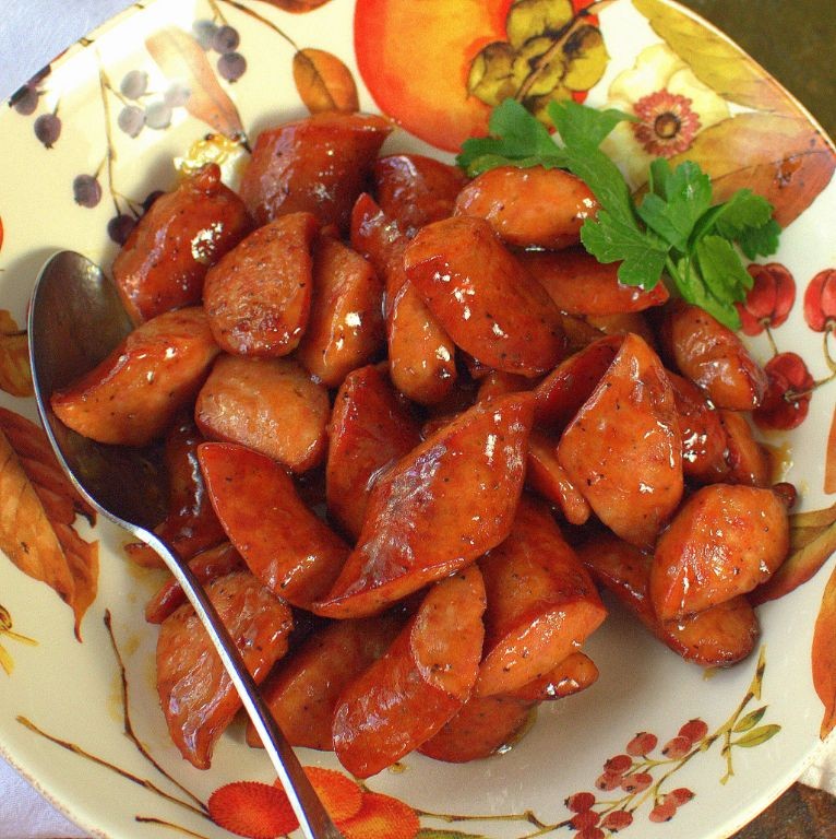 Beef Sausage with Honey Mustard and Dill