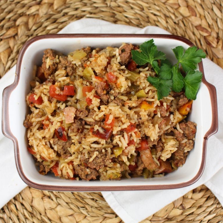 Beef and Rice Jambalaya