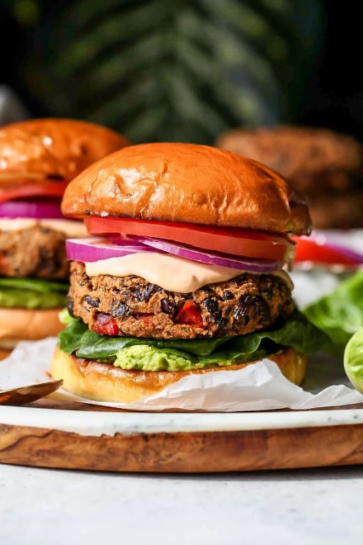 Black Bean Veggie Burgers with Chipotle Mayo