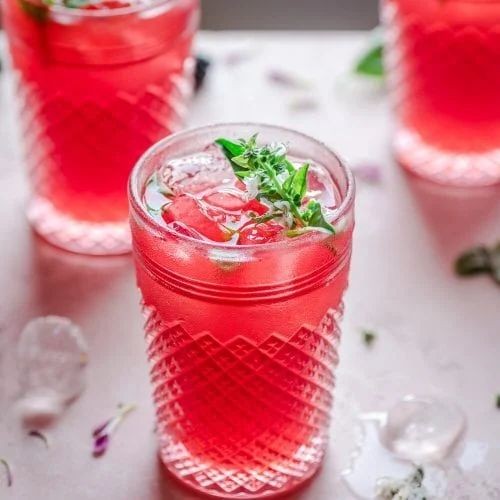 Blackberry Basil Lemonade