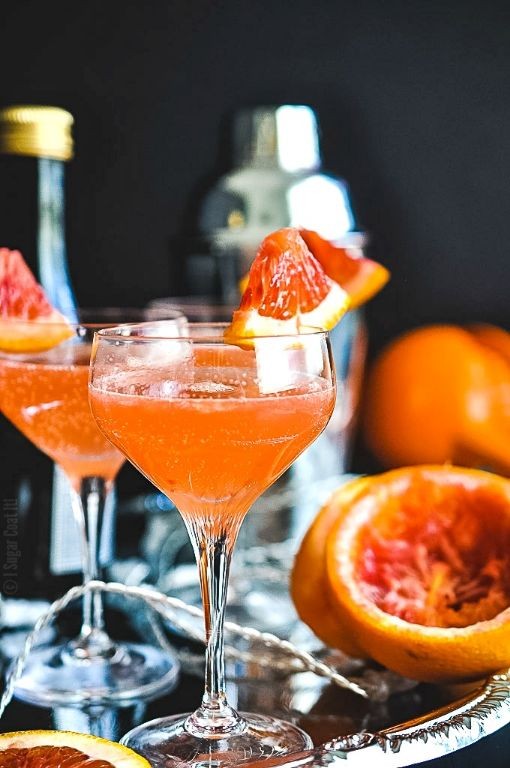 Blood Orange Cointreau Spritz