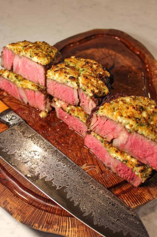 Blue Cheese Crusted Ribeye
