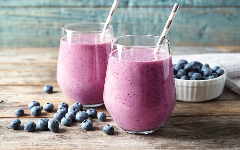 Blueberry Vanilla Power Smoothie