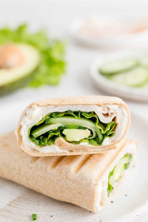 Bologna and Avocado Wrap