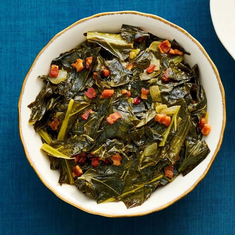 Braised Collard Greens with Apple Cider Vinegar