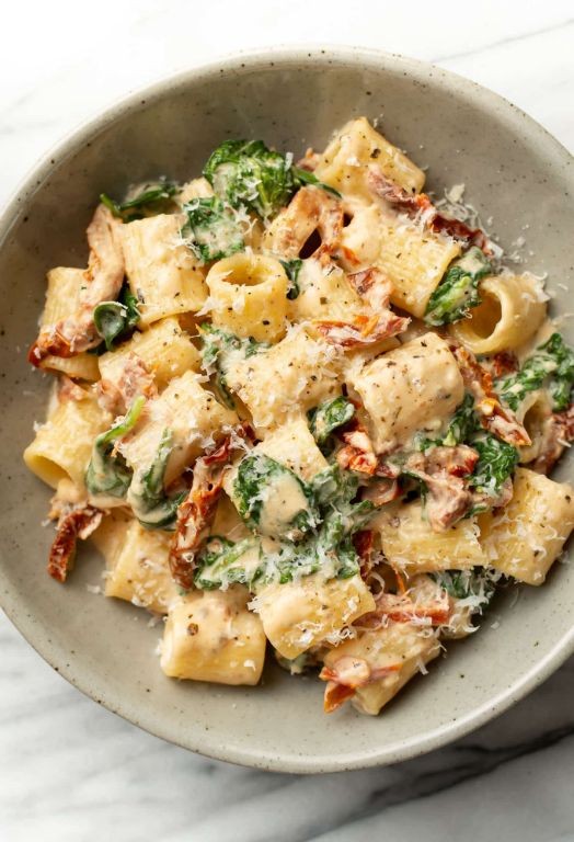 Butter Pasta with Sun-Dried Tomatoes